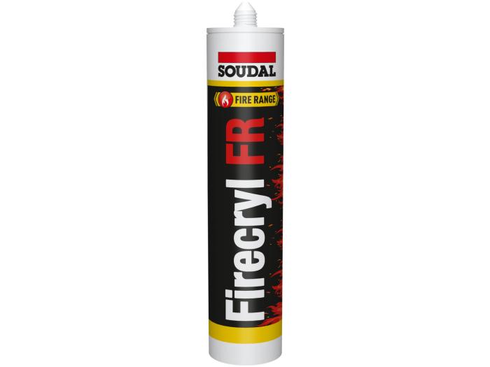 Soudal Firecryl Fire Rated Acrylic Sealant Grey 310ml