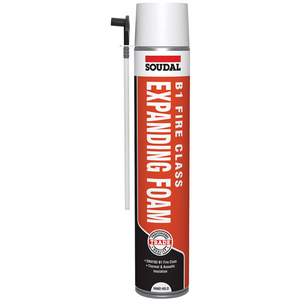 Soudal Hand Held Fire Rated Expanding Foam 750ml