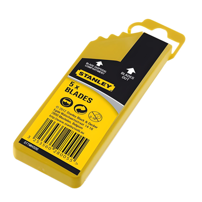 Stanley 100mm Heavy Duty Blades (Pack of 5)