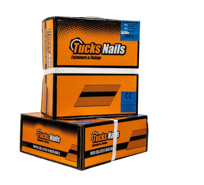 Tucks 3.1X75mm Ring Galvanized Nails (Box of 2000)