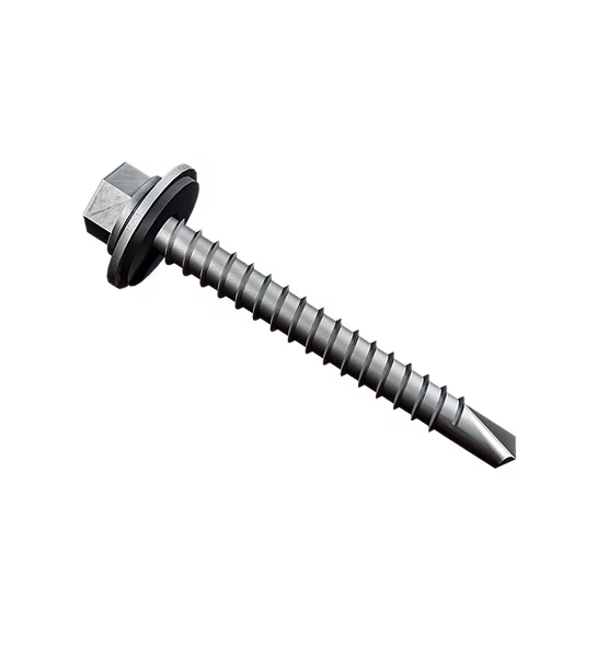 Zinc Coated Hex Headed 5.5 x 25mm Light Section Tek Screw with 16mm washer (Box of 200)