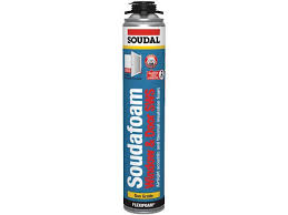 Soudal Soudafoam Gun Grade Window & Door Air Tightness Foam 750ml