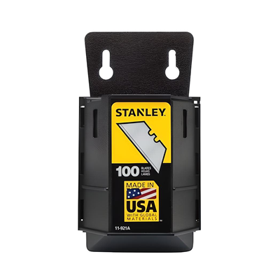 Stanley Heavy-Duty Utility Blades Dispenser 100 Pack